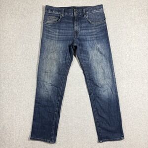 HUGO BOSS Black label Maine1 Jeans Mens 32x30 Whiskers Faded Relaxed Stretch